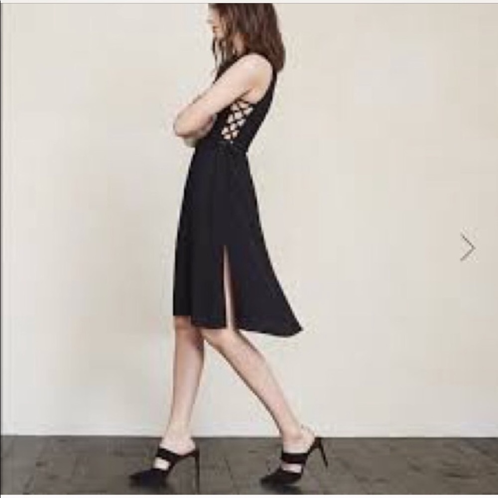 Reformation side tie up dress